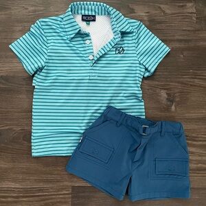 Prodoh 3T Boys Outfit Inshort Performance Short and Pro Performance Polo